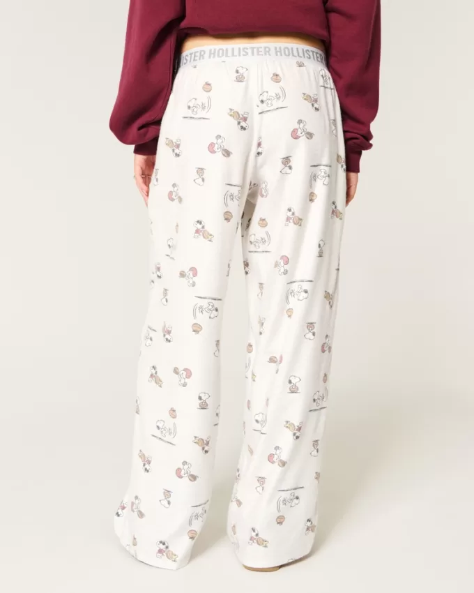 24/7 Baggy Flannel Snoopy Graphic Pajama Pants,24/7 Baggy Flannel Snoopy Graphic Pajama Pants
