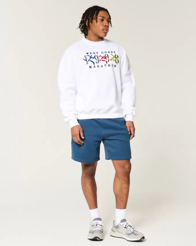 Above-the-Knee Fleece Icon Shorts,Above-the-Knee Fleece Icon Shorts