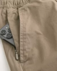 Above-the-Knee Twill Pull-On Shorts,Above-the-Knee Twill Pull-On Shorts