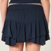Asymmetrical Hem Tiered Mini Skort,Asymmetrical Hem Tiered Mini Skort Asymmetrical Hem Tiered Mini Skort,Asymmetrical Hem Tiered Mini Skort
