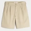 At-the-Knee Baggy Bermuda Shorts,At-the-Knee Baggy Bermuda Shorts