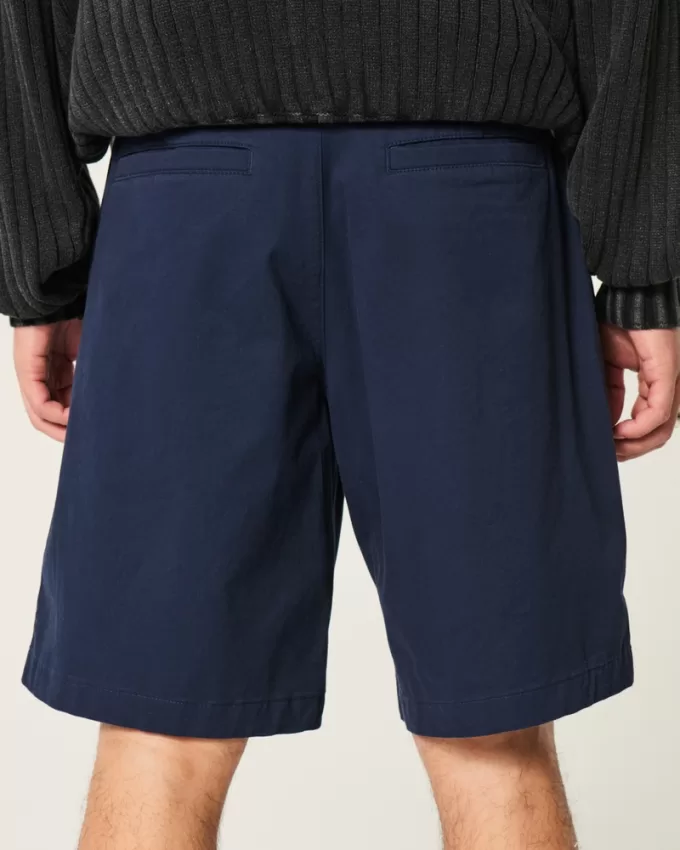 At-the-Knee Baggy Bermuda Shorts,At-the-Knee Baggy Bermuda Shorts