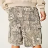 At-the-Knee Camo Baggy Cargo Shorts,At-the-Knee Camo Baggy Cargo Shorts