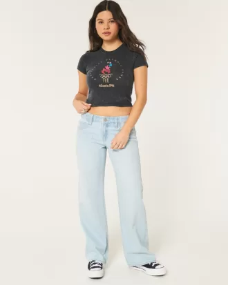 Atlanta 1996 Olympic Games Graphic Baby Tee,Atlanta 1996 Olympic Games Graphic Baby Tee