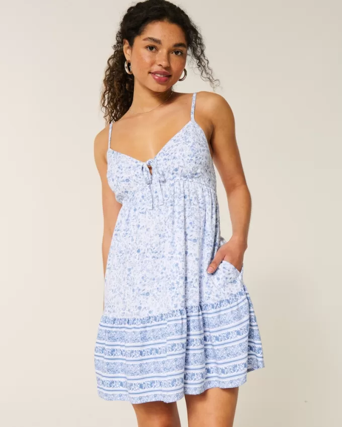 Babydoll Mini Dress,Babydoll Mini Dress