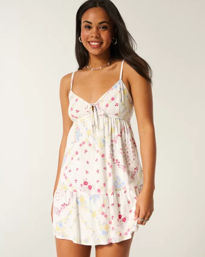 Babydoll Mini Dress,Babydoll Mini Dress