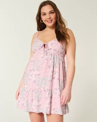 Babydoll Mini Dress,Babydoll Mini Dress