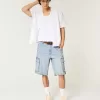 Baggy Cargo Jean Shorts,Baggy Cargo Jean Shorts