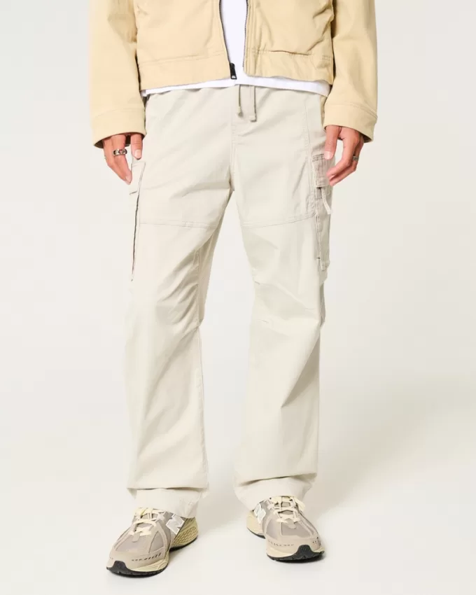 Baggy Cargo Pull-On Pants,Baggy Cargo Pull-On Pants