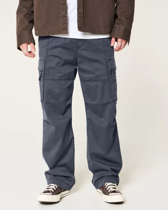 Baggy Cargo Pull-On Pants,Baggy Cargo Pull-On Pants