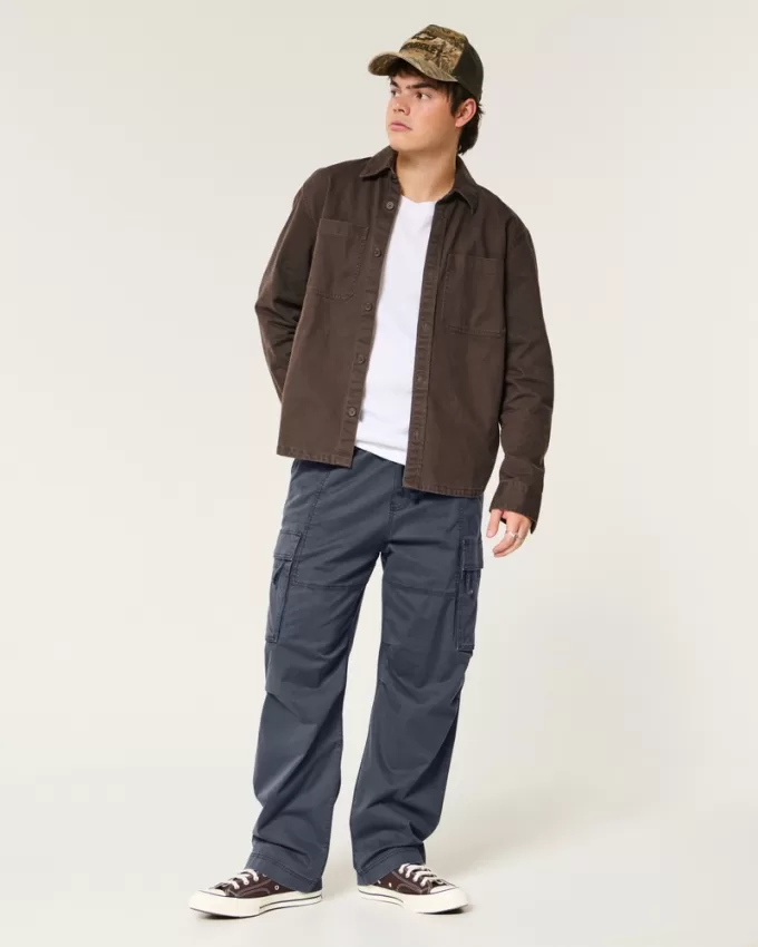 Baggy Cargo Pull-On Pants,Baggy Cargo Pull-On Pants