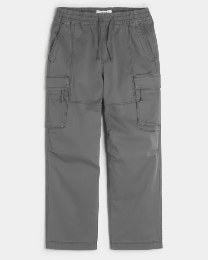 Baggy Cargo Pull-On Pants,Baggy Cargo Pull-On Pants