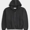 Baggy Cinch Panthers Graphic Zip-Up Hoodie,Baggy Cinch Panthers Graphic Zip-Up Hoodie