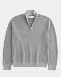 Baggy Cinch Quarter-Zip Sweater,Baggy Cinch Quarter-Zip Sweater