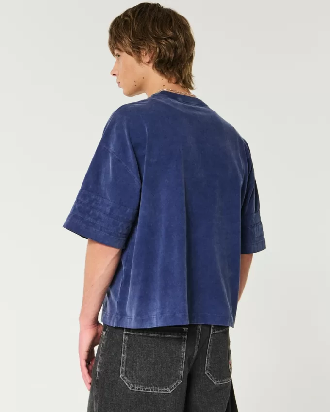 Baggy Heavyweight Crop Football T-Shirt,Baggy Heavyweight Crop Football T-Shirt Baggy Heavyweight Crop Football T-Shirt,Baggy Heavyweight Crop Football T-Shirt