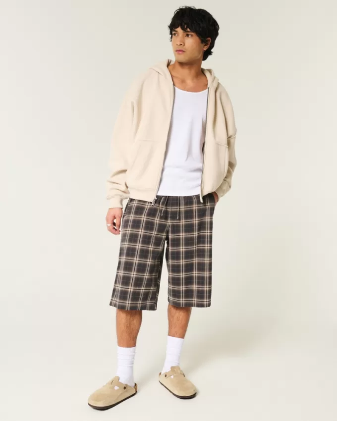 Baggy Pull-On Shorts,Baggy Pull-On Shorts