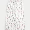 Bear Graphic Pajama Pants,Bear Graphic Pajama Pants