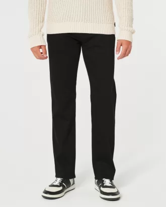 Black No Fade Straight Jeans,Black No Fade Straight Jeans