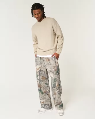 Boxy Airspun Knit Crew Sweater,Boxy Airspun Knit Crew Sweater