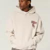 Boxy Arizona State University Sun Devils Graphic Hoodie,Boxy Arizona State University Sun Devils Graphic Hoodie