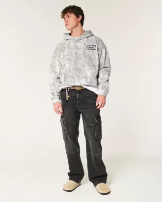 Boxy Camo Chevrolet Graphic Hoodie,Boxy Camo Chevrolet Graphic Hoodie