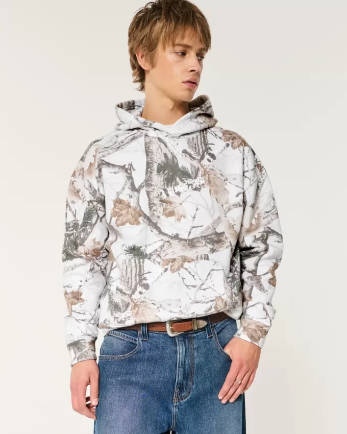 Boxy Camo Hoodie,Boxy Camo Hoodie