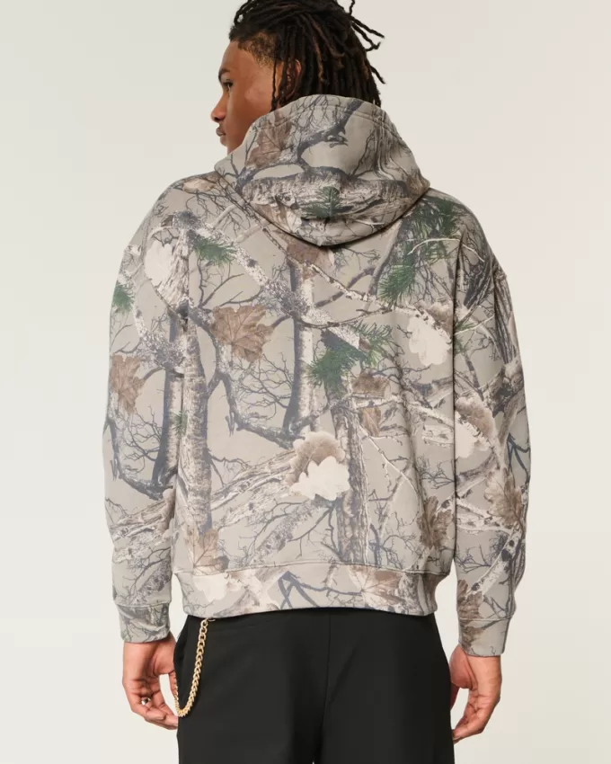 Boxy Camo Hoodie,Boxy Camo Hoodie