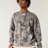 Boxy Camo Logo Crew Sweatshirt,Boxy Camo Logo Crew Sweatshirt