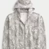 Boxy Camo Zip-Up Hoodie,Boxy Camo Zip-Up Hoodie