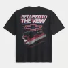 Boxy Chevrolet Racing Graphic Tee,Boxy Chevrolet Racing Graphic Tee