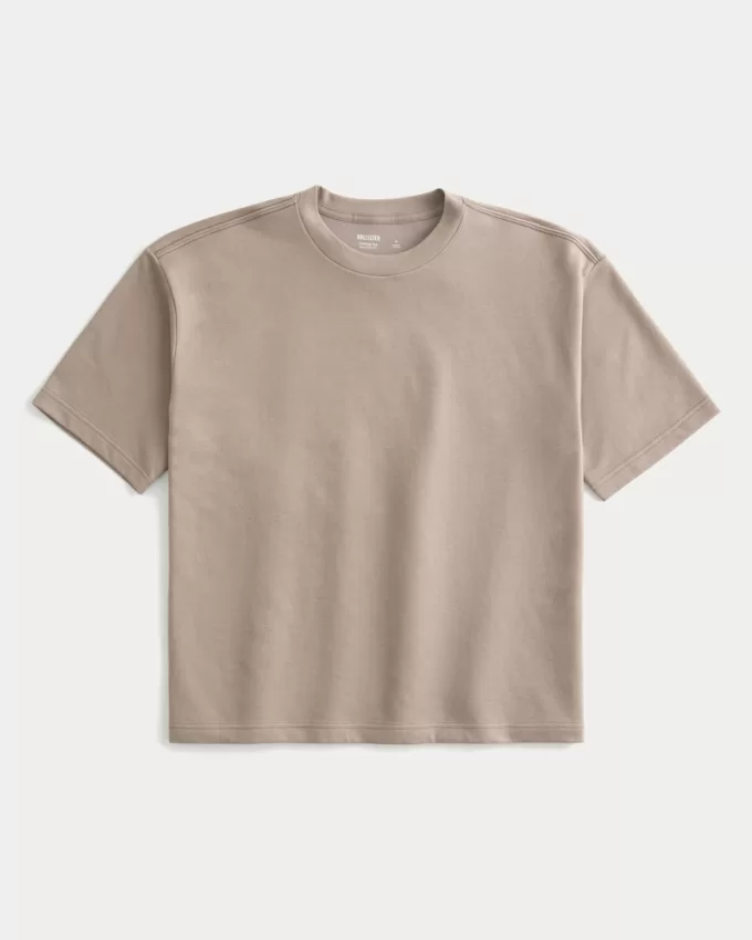 Boxy Crop Cooling Tee,Boxy Crop Cooling Tee