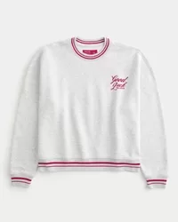 Boxy Crop Lunar New Year Graphic Crew Sweatshirt,Boxy Crop Lunar New Year Graphic Crew Sweatshirt