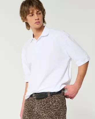 Boxy Crop Polo,Boxy Crop Polo