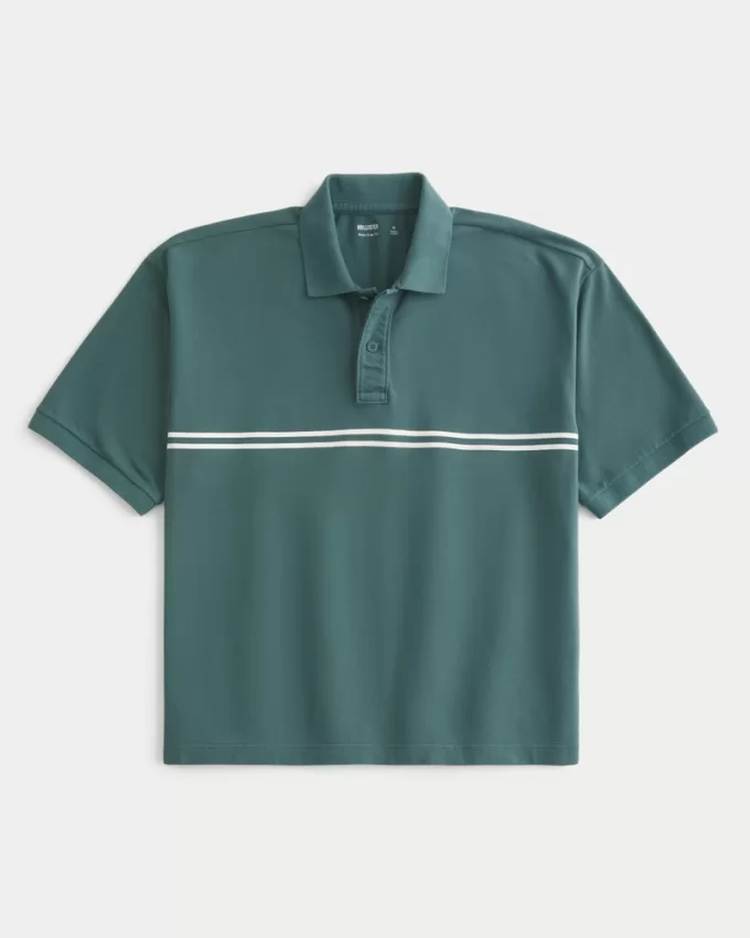 Boxy Crop Polo,Boxy Crop Polo