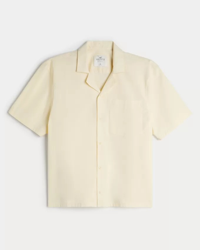 Boxy Cropped Short-Sleeve Poplin Shirt,Boxy Cropped Short-Sleeve Poplin Shirt Boxy Cropped Short-Sleeve Poplin Shirt,Boxy Cropped Short-Sleeve Poplin Shirt