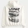 Boxy Dodge Viper Graphic Hoodie,Boxy Dodge Viper Graphic Hoodie