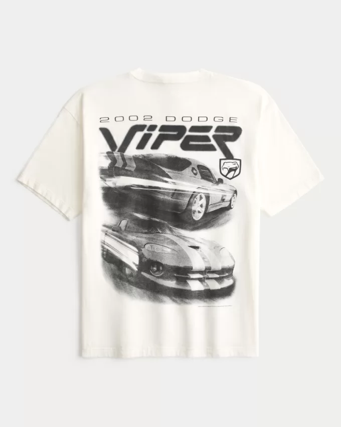 Boxy Dodge Viper Graphic Tee,Boxy Dodge Viper Graphic Tee