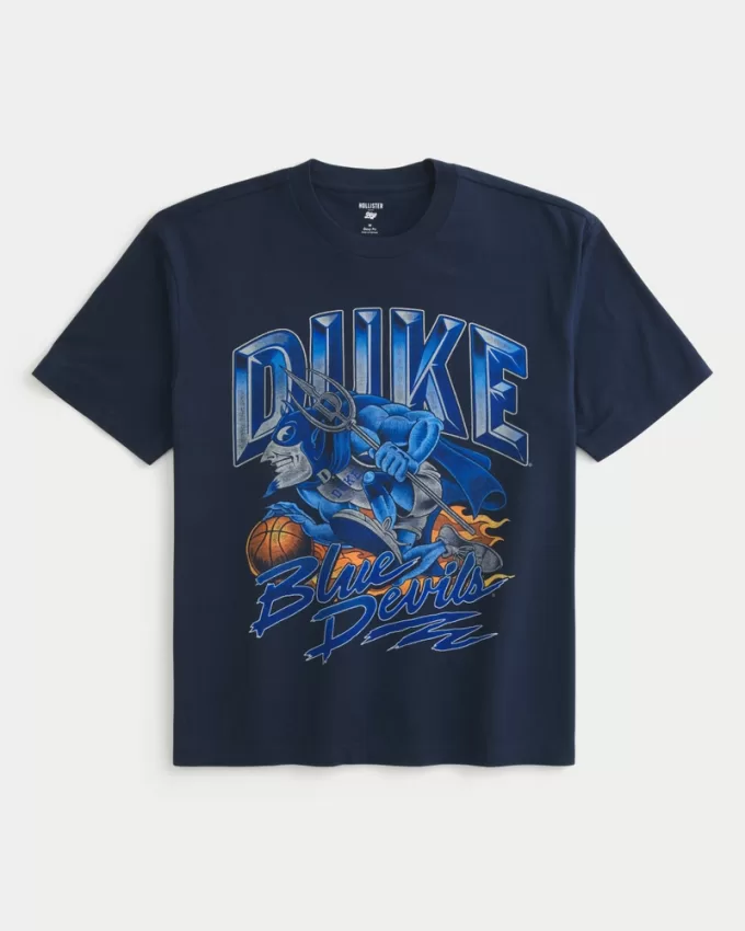 Boxy Duke Blue Devils Graphic Tee,Boxy Duke Blue Devils Graphic Tee
