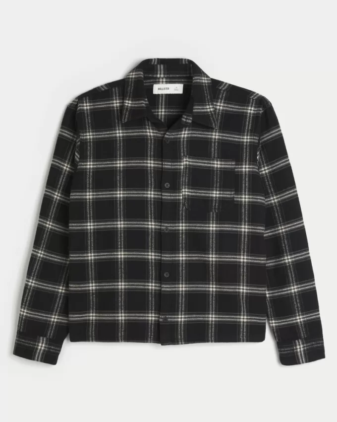 Boxy Flannel Shirt,Boxy Flannel Shirt