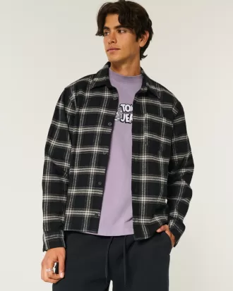 Boxy Flannel Shirt,Boxy Flannel Shirt