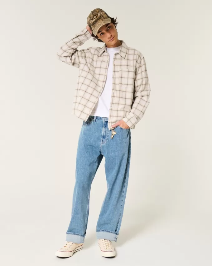 Boxy Flannel Shirt,Boxy Flannel Shirt