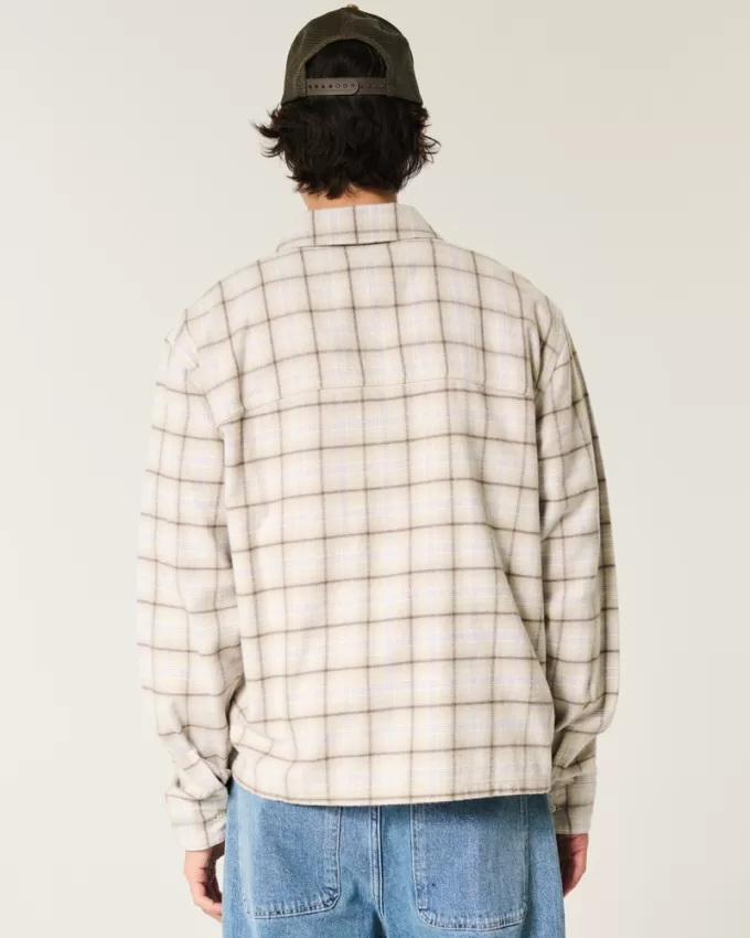 Boxy Flannel Shirt,Boxy Flannel Shirt