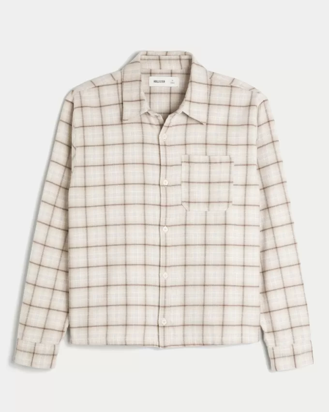 Boxy Flannel Shirt,Boxy Flannel Shirt