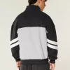 Boxy Fleece Logo Track Jacket,Boxy Fleece Logo Track Jacket