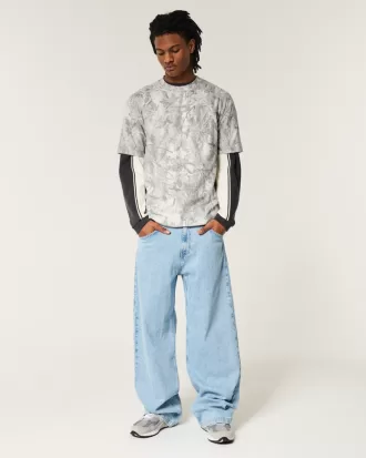 Boxy Heavyweight Camo Crew T-Shirt,Boxy Heavyweight Camo Crew T-Shirt