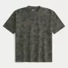 Boxy Heavyweight Camo Crew T-Shirt,Boxy Heavyweight Camo Crew T-Shirt