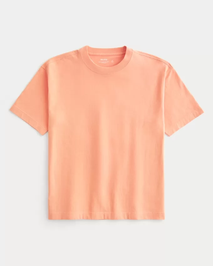 Boxy Heavyweight Crew T-Shirt,Boxy Heavyweight Crew T-Shirt