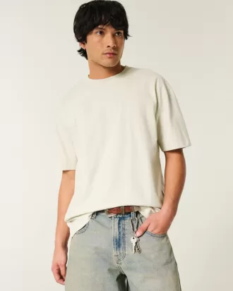 Boxy Heavyweight Crew T-Shirt,Boxy Heavyweight Crew T-Shirt