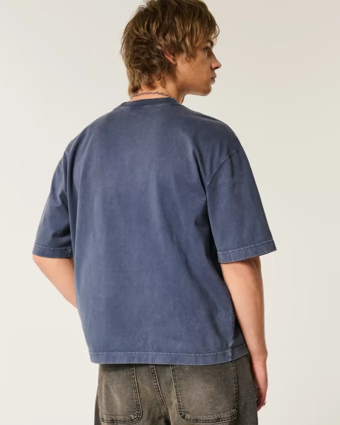 Boxy Heavyweight Crop Crew T-Shirt,Boxy Heavyweight Crop Crew T-Shirt