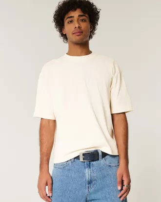 Boxy Heavyweight Crop Crew T-Shirt,Boxy Heavyweight Crop Crew T-Shirt